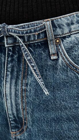rag & bone Women's Phoebe Drawstring Wide Jeans in Saudi Arabia
