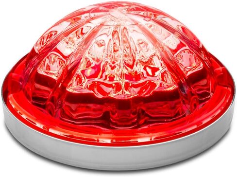 Hero Low Profile Watermelon LED Marker Light with Clear Lens and Red Light in Saudi Arabia