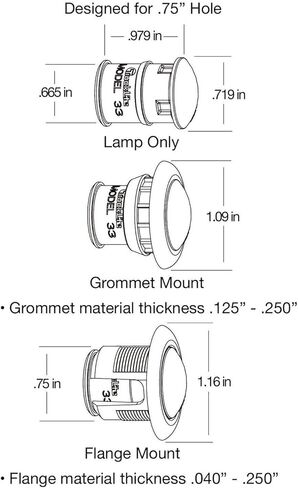 Truck-Lite (33080R) Marker Clearance Lamp and Flange Kit in Saudi Arabia