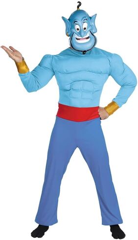 Aladdin Genie Male Muscle Costume - Adult Costumes in Saudi Arabia