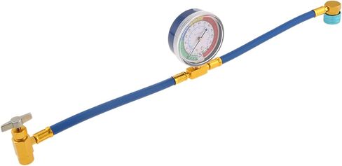 Mtsooning R1234yf Refrigerant Charge Hose Kit with Gauge, 1/2" Self Sealing Can Tap, 14mm R-1234yf Low Side Quick Coupler for AC Air Conditioner Refrigerant in Saudi Arabia