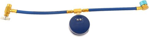 Mtsooning R1234yf Refrigerant Charge Hose Kit with Gauge, 1/2" Self Sealing Can Tap, 14mm R-1234yf Low Side Quick Coupler for AC Air Conditioner Refrigerant in Saudi Arabia
