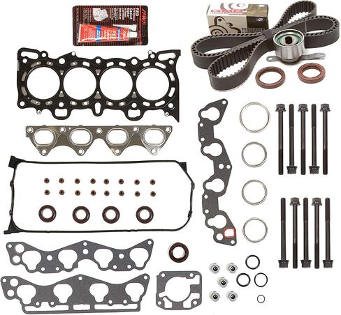 MA-4216975781 مجموعة حشيات الرأس طقم حزام لضبط التوقيت متوافق مع/لـ 96-00 Honda 1.6 D16Y5 D16Y7 D16Y8 in Saudi Arabia