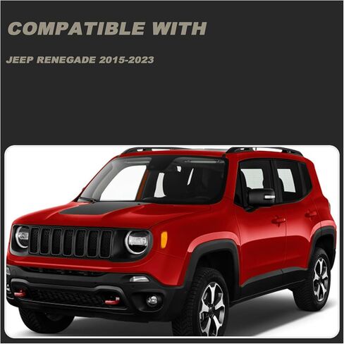 وسادة غطاء لوحة القيادة - متوافقة مع Jeep Renegade SUV Sport Latitude Limited Trailhawk 2015-2023 | حصيرة اندفاعة ملائمة مخصصة | حماية ضد التوهج والأشعة فوق البنفسجية | لوحة حماية داخلية للوحة القيادة in Saudi Arabia