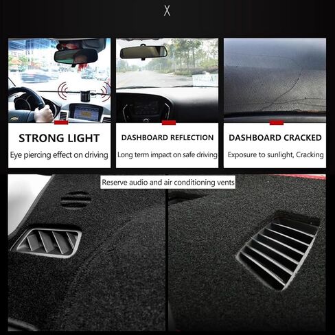 Dash Cover Mat Pad for Chevy/Chevrolet Trailblazer 2021 2022 2023 2024 2025 Custom Fit Dashboard Cover Pad Carpet Accessories in Saudi Arabia
