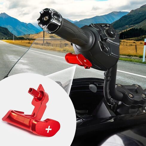 وحدة تحكم في ذراع الخانق من الألومنيوم بمجداف الإبهام لـ Can Am Spyder F3/F3-S/F3-T/F3-L (2015-2023)، RT/RT-L (2011-2023)، وحدة تحكم استجابة ناقل الحركة مناسبة لملحقات Spyder (أحمر) in Kuwait