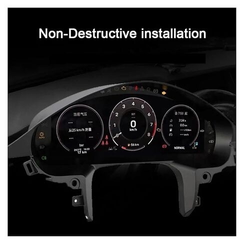 Compatible for Porsche Panamera 2010-2017 Car LCD Car Dashboard Panel Virtual Cockpit Cluster Digital Car Multimedia Dashboard Speedometer in Kuwait
