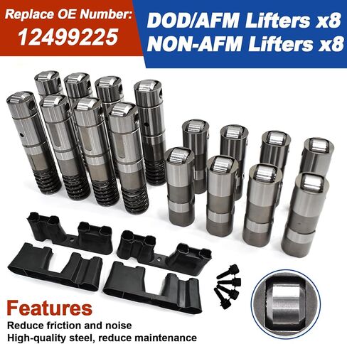 12629512 6.2L AFM DOD طقم عمود الحدبات مناسب لـ 2014-2018 Chevy Silverado 1500، GMC Sierra 1500/Yukon، Cadillac Escalade 6.2L Gen-5 L86، مع مجموعة حشية الرأس، خط حاقن الوقود، استبدال # HGS3244 in Saudi Arabia