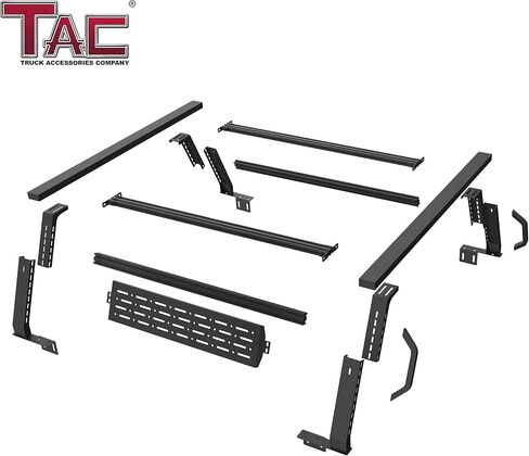 TAC Universal 6 أقدام رف سرير الشاحنة، سلم سقف علوي، حامل البضائع، منصة تمديد الزورق، دراجة الكاياك، لوح التزلج، الأمتعة، حامل التخزين العلوي في الهواء الطلق، إكسسوارات الطرق الوعرة in Saudi Arabia