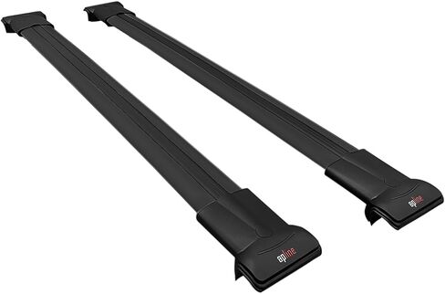 متوافق مع Honda CR-V 1997-2001 Fly Model Car Roof Rack Cross Bar أسود ألومنيوم 2 بار in Saudi Arabia