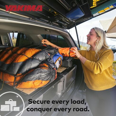 Yakima 32 x 19 Inch Secure Fit Cargo Stretch Net Enhanced Security and Organization Solution for MOD HomeBase Unit or Toppers, Black in Saudi Arabia