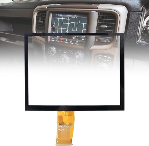 8.4" Uconnect Screen Replacement Digitizer Fit for Ram 1500 2500 3500 Chrysler Dodge Durango Challenger Grand Cherokee Wrangler 2017-2020 Radio Navigation Replace LA084X01(SL)(01) in Saudi Arabia
