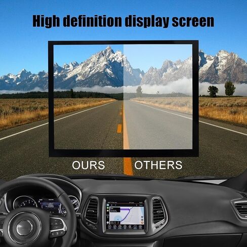8.4" Uconnect Screen Replacement Digitizer Fit for Ram 1500 2500 3500 Chrysler Dodge Durango Challenger Grand Cherokee Wrangler 2017-2020 Radio Navigation Replace LA084X01(SL)(01) in Saudi Arabia