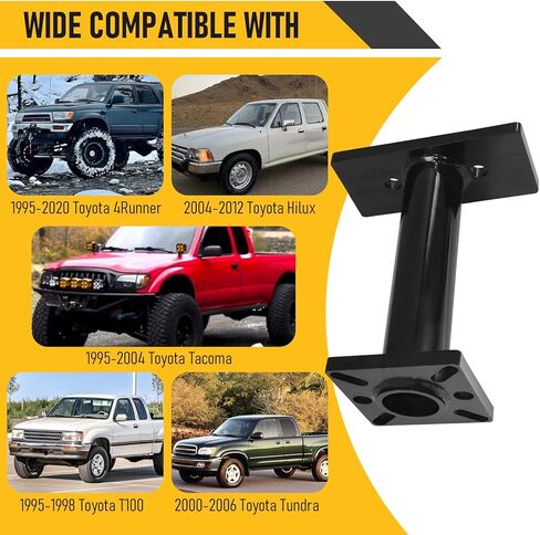 أداة إزالة محمل المحور الخلفي وأداة إزالة محمل العجلة المثبت متوافقة مع 1995-2020 Toyota Tacoma 4Runner Tundra Hilux T100 مع حلقة نغمة ABS باللون الأحمر والأسود in Kuwait