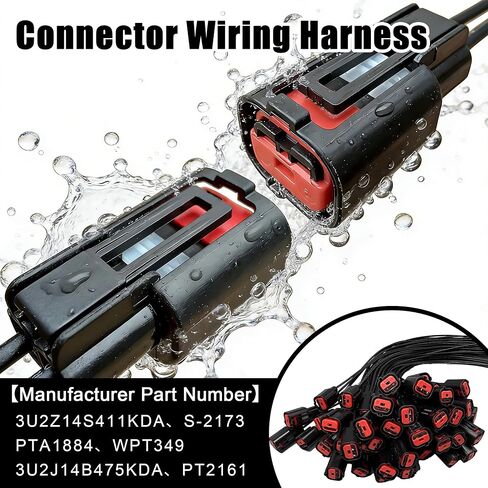 1S7Z9J559BA 3U2Z14S411KDA صمام التحكم في عداء السحب المنوع الملف اللولبي وموصل الأسلاك متوافق مع Ford Focus/Escape/Fusion، Mazda MX-5/3/5/6/Tribute، Mercury Mariner/Milan in Kuwait