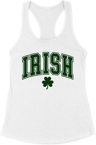 قميص نسائي بدون أكمام من Varsity Irish بتصميم Racerback in Saudi Arabia
