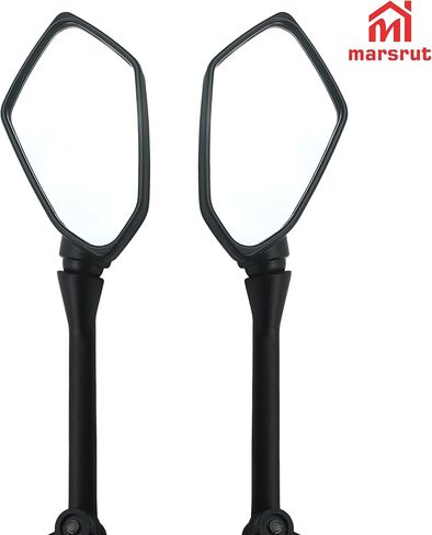 Motorcycle Rear View Mirrors Fits for Kawasaki Ninja 400 (2018-2024), for Ninja 300 250 300R EX300 ZX 6R 636 650 (2011-2018), Replacement for Rear Mirror, ABS in Saudi Arabia