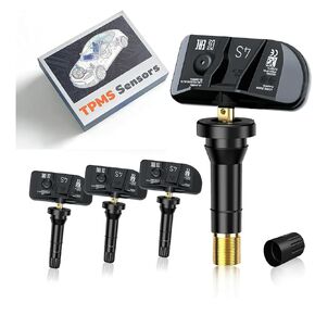 مستشعر الإطارات TPMS GM 433 ميجاهرتز مبرمج مسبقًا، مع➥CHEVROLET Silverado(22-24)Tahoe(21-23)Colorado(23-24)Corvette(20-21)➥GMC Yukon(21-23)➥BUICK Envision(21-23)➥CADILLAC Escalade(21-23)(مجموعة من 4) in Kuwait