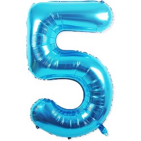 13 Balloon Number, 40 Inch Blue Foil Balloons Giant Jumbo Helium Number 13 or 31 Balloons for 13th 31th Birthday Decorations Anniversary Events Boys Girls Party Decorations (Blue) in Kuwait