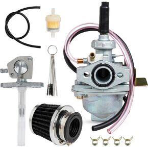 [Upgraded] Carburetor Kit for Honda CRF50F 2004-2012 Honda Z50RD 1986, Z50R 1979-1999, Z50A 1972-1978 Mini Trail 50 Mini Bike Carb and more - Carburetor Kit with Air Filter & Fuel Valve Petcock in Kuwait
