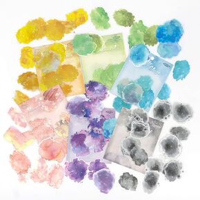 ملصقات فانتازيا لايت لليوميات (80 قطعة) - ملصقات كريستالية مقاومة للماء، لوازم سجل القصاصات مسبقة القطع للحرف اليدوية، والمذكرات الجمالية غير المرغوب فيها، والمخططين، والكمبيوتر المحمول وديكور كيندل in Kuwait