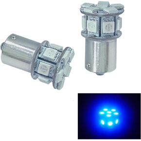 PA LED 2PCS 20SMD 1156 BAU15S Ice Blue Auto LED Bulb 12V for Turn Signal Side Marker Stop Back Up Tail Light (7507 PY21W 1156PY 1056 12496 5009 7507AST Available) in Saudi Arabia