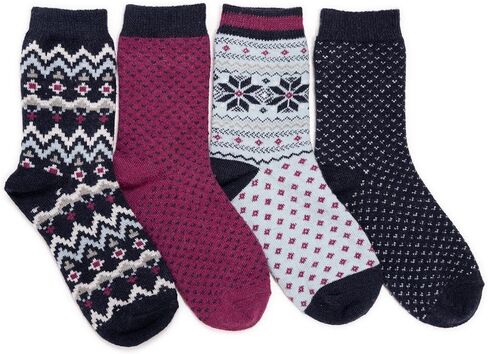 مجموعة من 4 أزواج من الجوارب النسائية للعطلات من MUK LUKS in Saudi Arabia