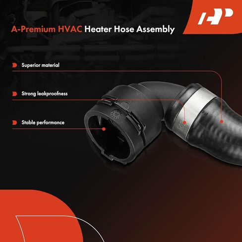 مجموعة خط أنابيب خرطوم سخان HVAC مدخل ممتاز متوافقة مع BMW E90 Series 325i 325xi 330i 330xi 2006 3.0L, 335d 2009-2010 3.0L in Saudi Arabia