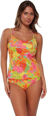 Sunsets Taylor Tankini Women's Swimsuit Top in Ribbed Fabric (Bottom Not Included) in Kuwait
