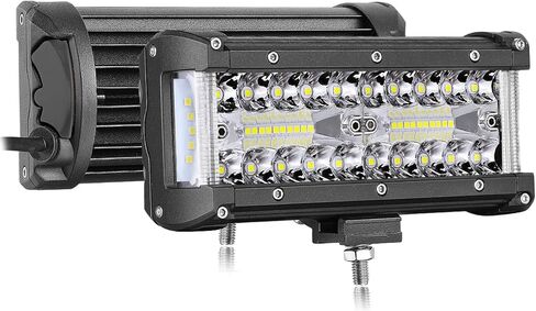 18 Inch LED Light Bar Side Shooter LED Driving Lights Off Road Quad Row Light Bar 462W Spot Beam Backup Work Lights Waterproof Fog Lights for Offroad Truck Pickup RZR UTV SUV Boat in Saudi Arabia