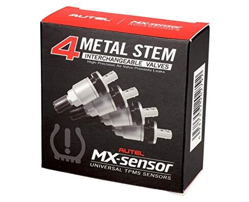 Autel 4 قطعة مجموعة جذع الصمام المعدني لمستشعر MX، مستشعر مراقبة ضغط الإطارات TPMS طقم إصلاح جذع الصمام in Saudi Arabia