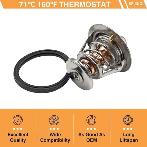71℃ 160℉ Thermostat 129155-49801 129155-49800 for Yanmar Thermostat Fits Yanmar 3TNV88 3TNE88 3TNV84 3TNV88F 4JH3 4TNE84 4TNE88 4TNV84 4TNV84T Komatsu 3D88E Engine in Saudi Arabia