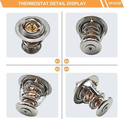 71℃ 160℉ Thermostat 129155-49801 129155-49800 for Yanmar Thermostat Fits Yanmar 3TNV88 3TNE88 3TNV84 3TNV88F 4JH3 4TNE84 4TNE88 4TNV84 4TNV84T Komatsu 3D88E Engine in Saudi Arabia