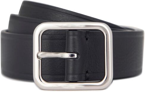 Vince Men's 1.5 Inch Flat Pebble Belt With Heat Crease in Saudi Arabia
