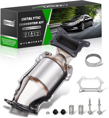 FOMIUZY High Flow Front Catalytic Converter Kit Direct-Fit Honda Accord 2008 2009 2010 2011 2012 2.4L Honda Acura 2009 2010 2011 2012 2013 2014 2.4L in Kuwait