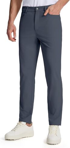 Willit Mens Golf Pants 5 Pockets Stretch Work Dress Pants 28"/30"/32" Lightweight Casual Slacks in Saudi Arabia