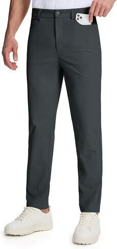 Willit Mens Golf Pants 5 Pockets Stretch Work Dress Pants 28"/30"/32" Lightweight Casual Slacks in Saudi Arabia