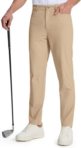Willit Mens Golf Pants 5 Pockets Stretch Work Dress Pants 28"/30"/32" Lightweight Casual Slacks in Saudi Arabia