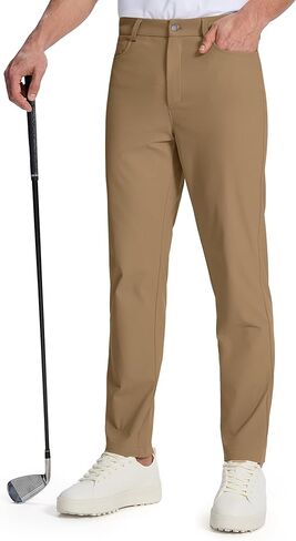 Willit Mens Golf Pants 5 Pockets Stretch Work Dress Pants 28"/30"/32" Lightweight Casual Slacks in Saudi Arabia
