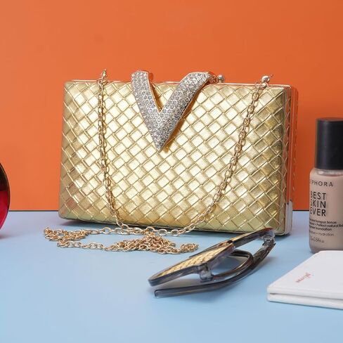 TRBSXRT Woven Clutch Purses, Elegant Satchel Bag for Women, Evening Bag Formal Woven Handbag in Saudi Arabia