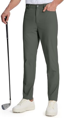 Willit Mens Golf Pants 5 Pockets Stretch Work Dress Pants 28"/30"/32" Lightweight Casual Slacks in Saudi Arabia