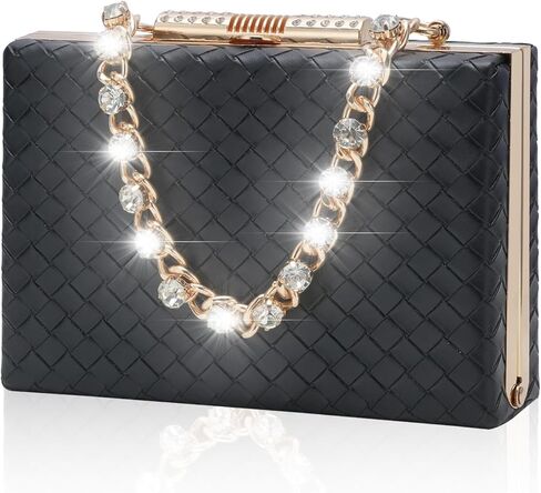 TRBSXRT Woven Clutch Purses, Elegant Satchel Bag for Women, Evening Bag Formal Woven Handbag in Saudi Arabia