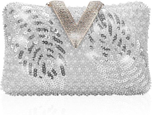 TRBSXRT Woven Clutch Purses, Elegant Satchel Bag for Women, Evening Bag Formal Woven Handbag in Saudi Arabia