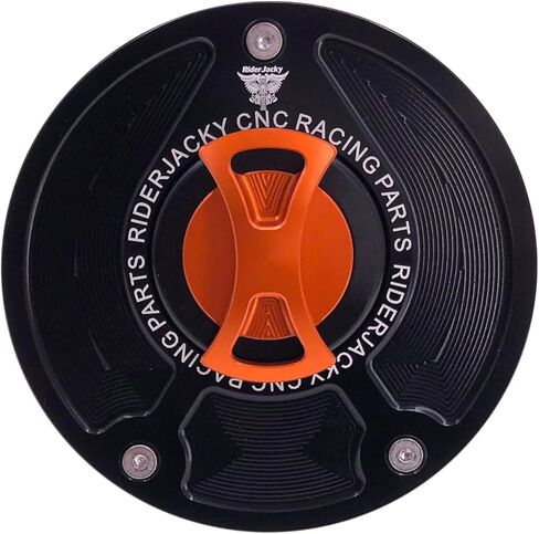 Compatible For Keyless Gas Cap Fuel Tank Cover Honda CBR600RR 2003-2016,CBR600F2 1990-1994,CBR600F3 1995-1998,CBR600F4 1999-2000,CBR600F4i 2001-2007 (Red) in Kuwait