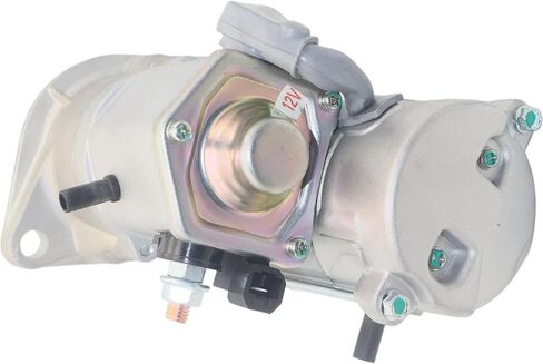 12V Starter Motor 1280008460 Applicable for Kubota L3300DT L3300DTGST L3300F L3300GST L3400DT-F L3400DT-R L3400F-F L3400F-R L3400HST L3410DT L3410GST L3410HST Tractors in Saudi Arabia