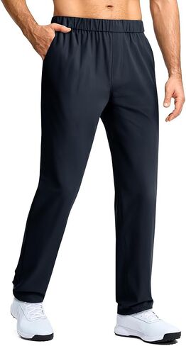 Lion Nardo Mens Golf Pants Stretch Relaxed Fit Comfy Quick Dry Lightweight Elastic Waist Work Casual Pant Slacks with Pocket in Kuwait