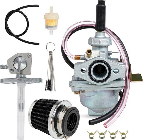 [ترقية] مجموعة المكربن ​​لهوندا CRF50F 2004-2012 Honda Z50RD 1986، Z50R 1979-1999، Z50A 1972-1978 Mini Trail 50 Mini Bike Carb والمزيد - مجموعة المكربن ​​مع فلتر الهواء وصمام الوقود بيتكوك in Saudi Arabia