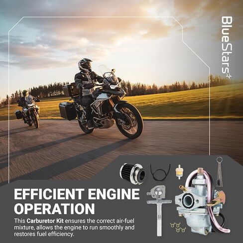 [ترقية] مجموعة المكربن ​​لهوندا CRF50F 2004-2012 Honda Z50RD 1986، Z50R 1979-1999، Z50A 1972-1978 Mini Trail 50 Mini Bike Carb والمزيد - مجموعة المكربن ​​مع فلتر الهواء وصمام الوقود بيتكوك in Saudi Arabia