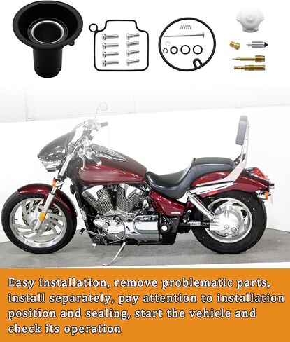 16111-MEA-671 طقم إعادة بناء إصلاح المكربن ​​المتوافق مع Honda VTX1300C 2004-2007 VTX1300R 2005-2007 in Kuwait