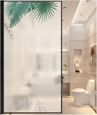Generic 1 Pcs Window Films Opaque Window Sticker Type-BLT-030 PVC Colorful 59.06"x11.81" in Saudi Arabia